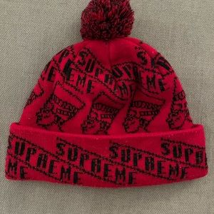 Supreme Nefertiti Beanie FW12 Red Pre-Owned Rare